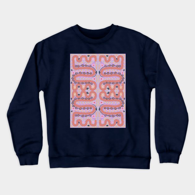 Snakes Flower Crewneck Sweatshirt by Noisemakers 